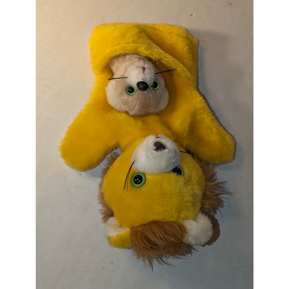 Vintage 1980's Lion Plush Hand Puppet California Stuffed Toys Rare - Picture 2 of 9